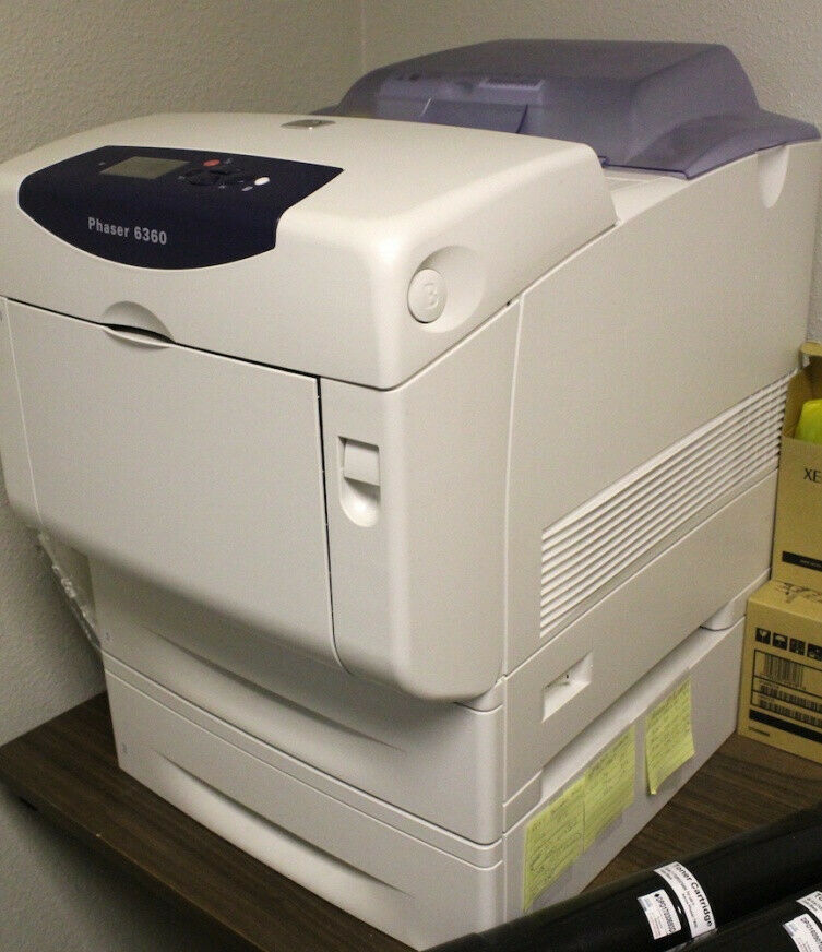 Impresora láser a color Xerox Phaser 6360 (6360DN dúplex) 42 ppm